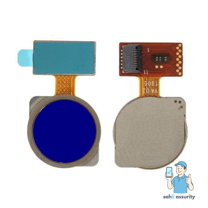 Fingerprint Sensor with Flex Cable for Xiaomi Redmi Note 7 Blue
